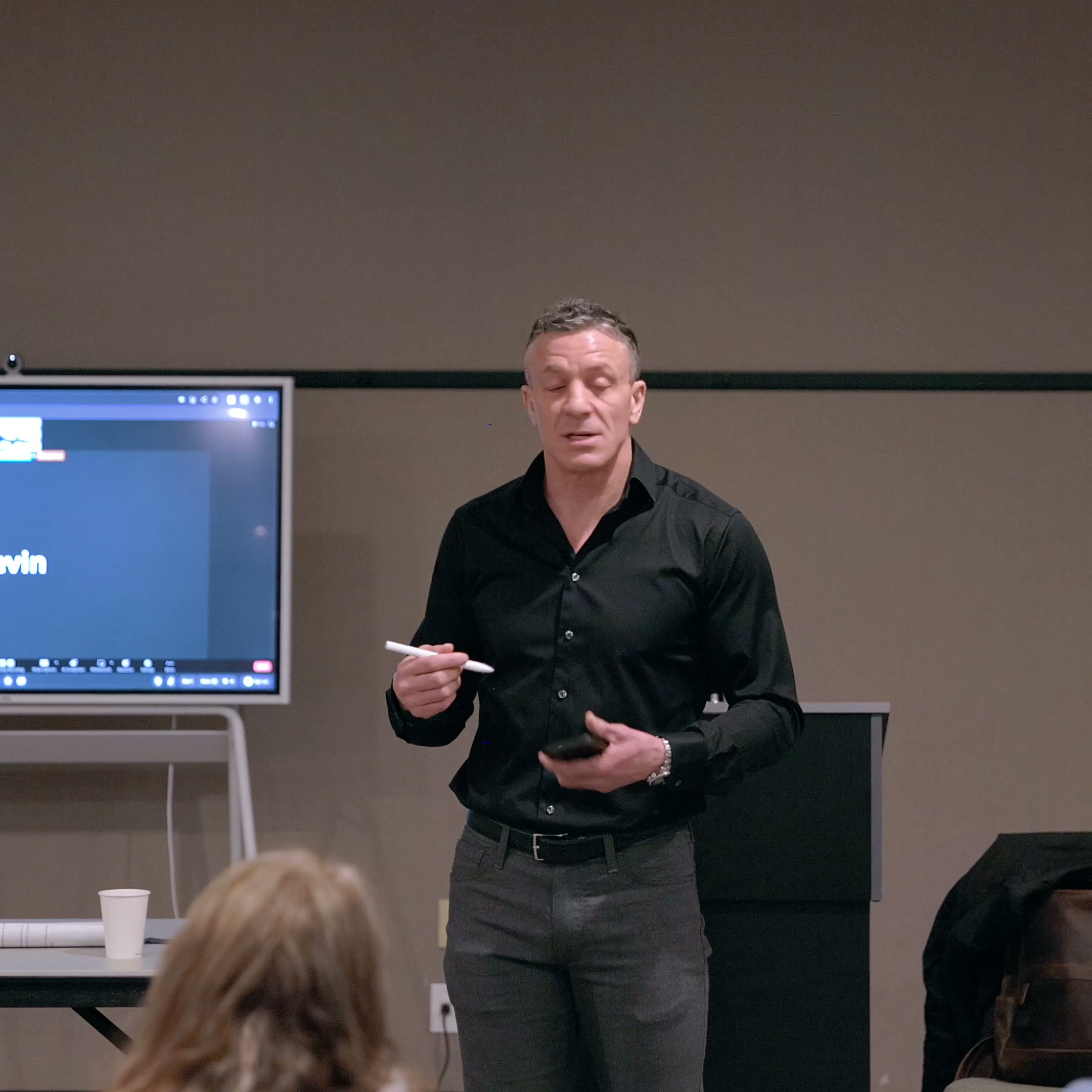 Philip Henry presenting